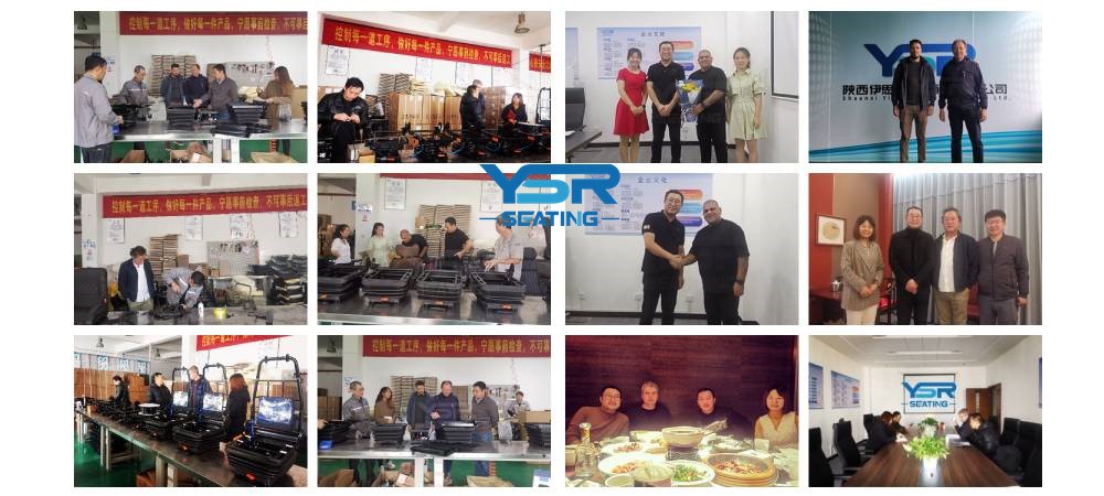 Different Clients Visit YSR Seating Supplier Truck Driver Seat Factory Different Clients Visit YSR Seating Supplier Truck Driver Seat Factory